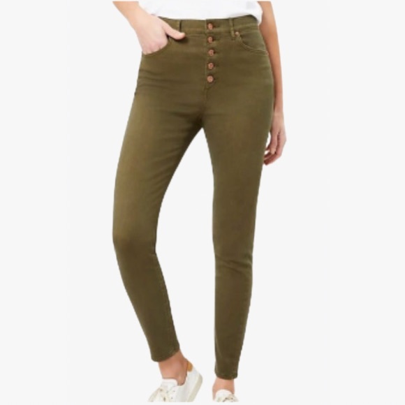 LOFT High-Rise Button Fly Skinny Women’s Jeans - 29 - Picture 4 of 17